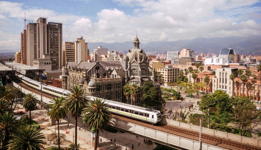 panorámica de la ciudad de Medellín