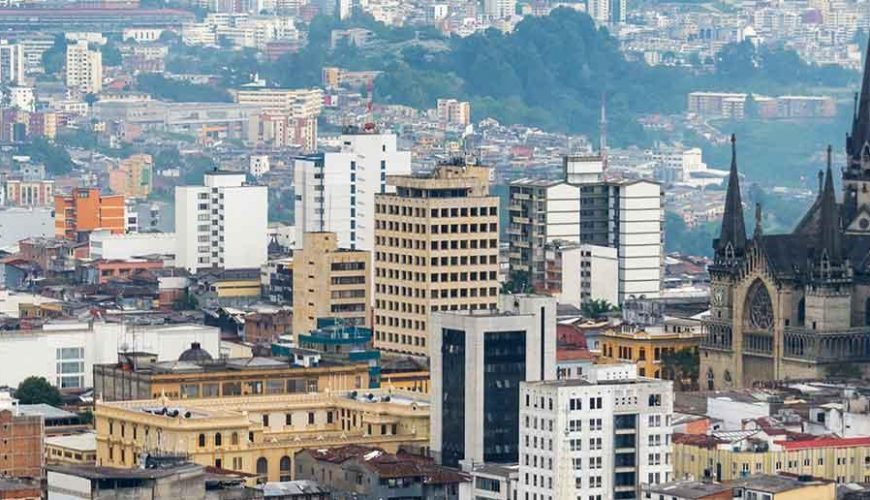 Panorámica de la ciudad de Manizales Caldas