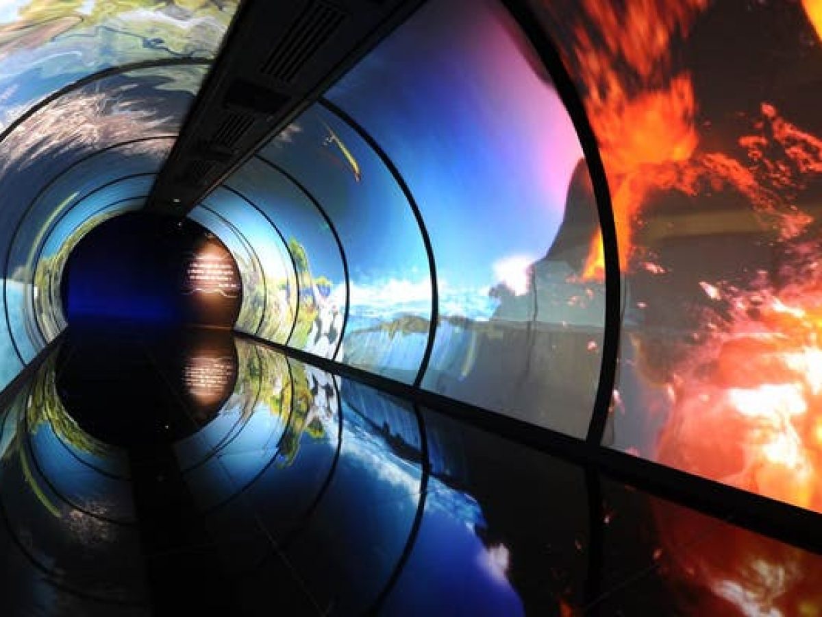 Túnel dentro del Museo del Agua