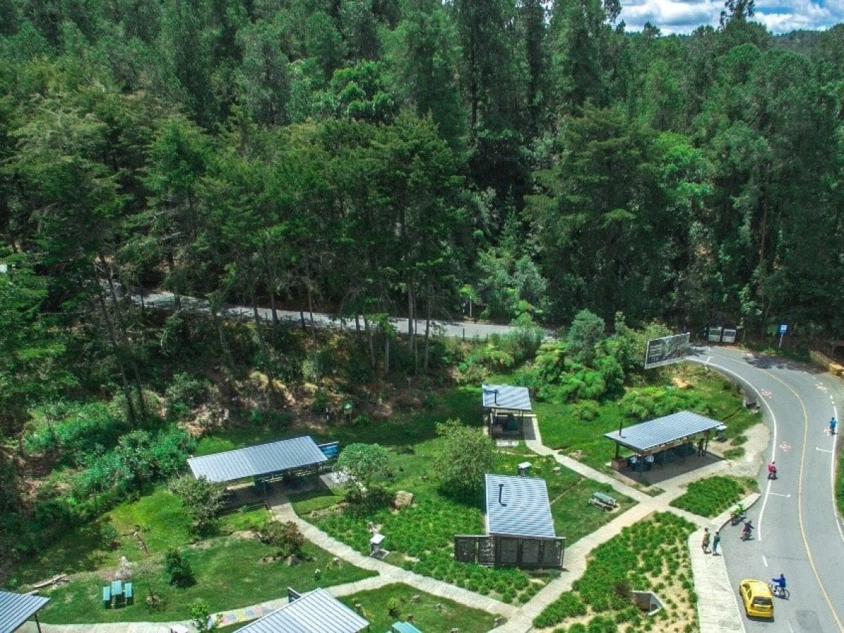 Fotografía aérea del Parque