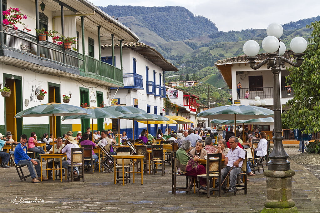 Parque El Libertador en Jardín, Antioquia