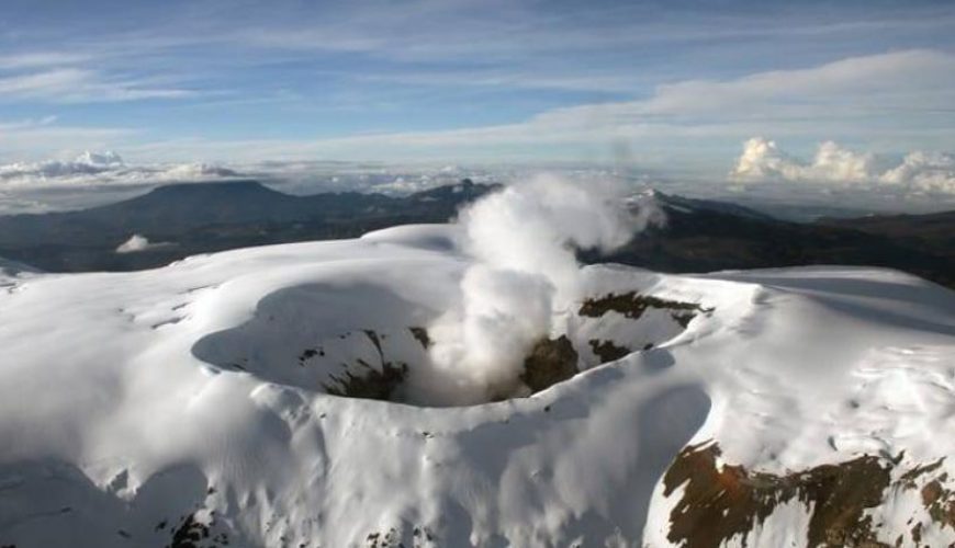 Turismo en el Nevado del Ruiz en el Eje Cafetero