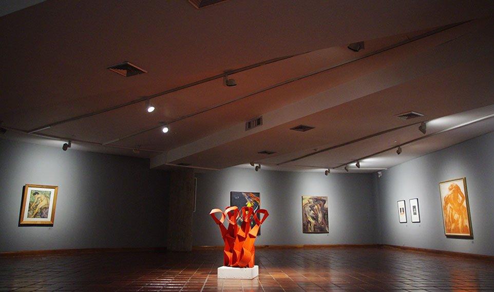 Interior del Museo de Arte de Pereira