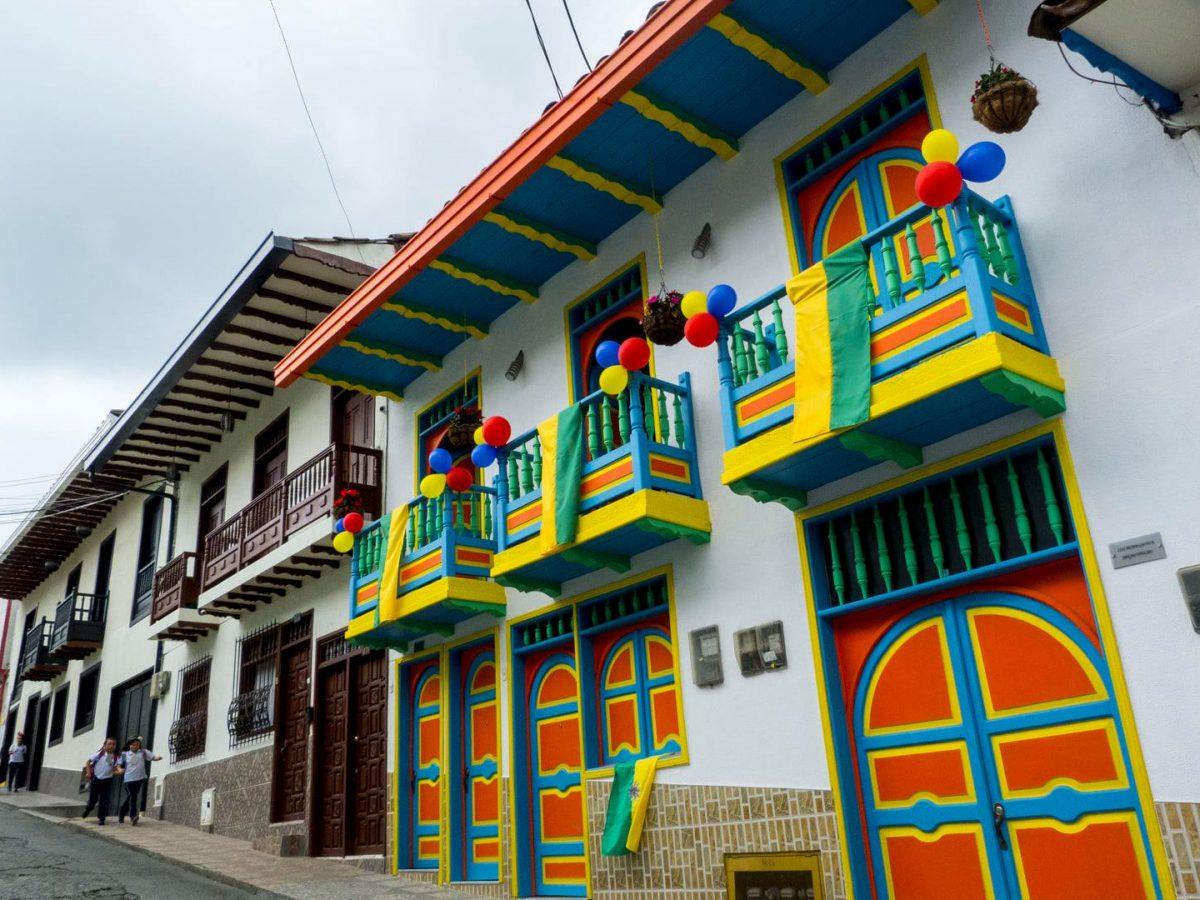 Casa típica de Marsella Risaralda en el Eje Cafetero