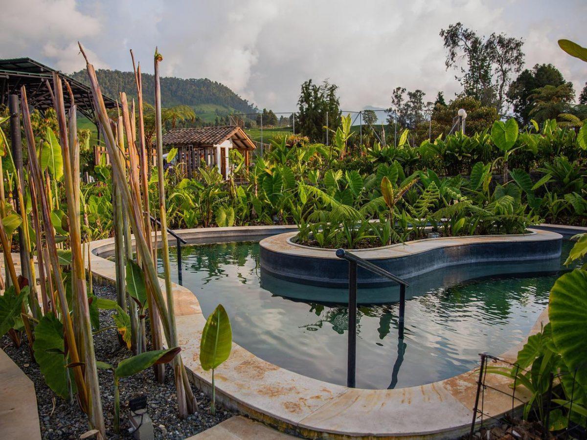 Piscina del hotel Termales el Otoño en el eje cafetero