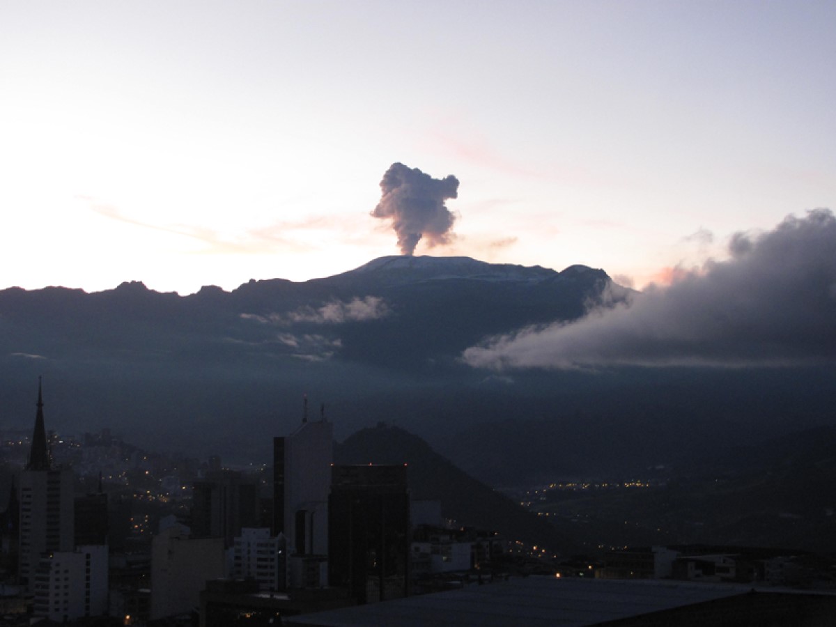 Nevado del Ruíz desde Manizales