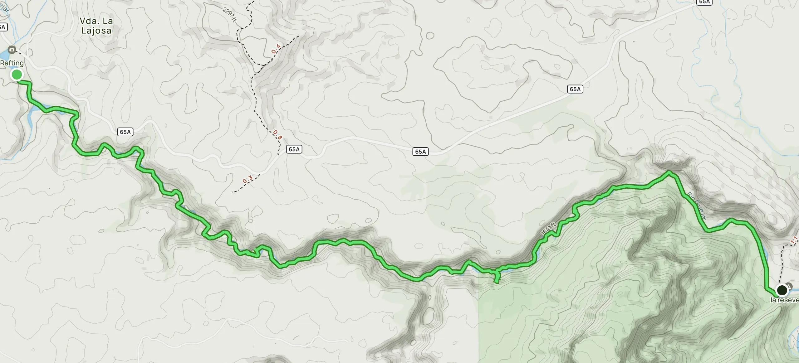 dónde queda el río güejar