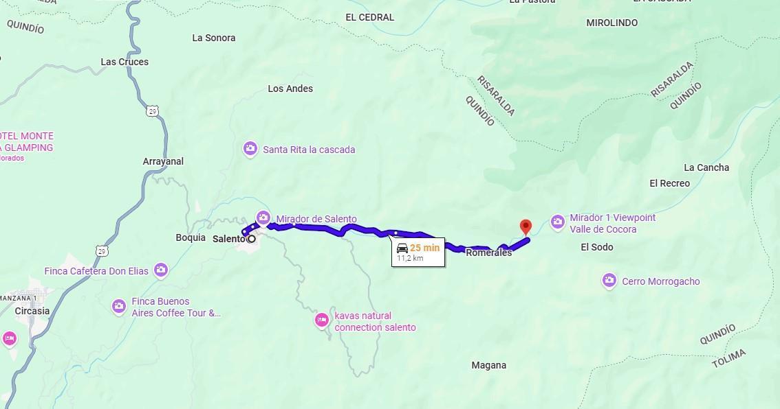 Cómo llegar al Valle del Cocora