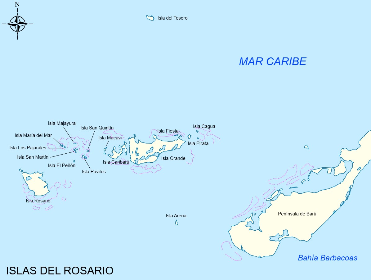 Cuáles son las Islas del Rosario