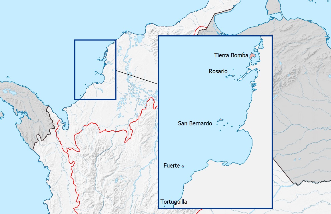 Dónde quedan las Islas del Rosario